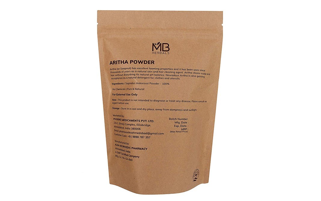 MB Herbals Aritha Powder    Pack  227 grams